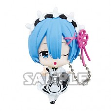 01-35585 Re:Zero Starting Life in a Different World Capsule Collection Rem Figure Mascot 300y - Rem Winking