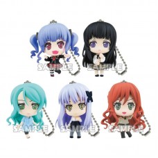 01-35713 BanG Dream! Girls Band Party! Roselia Collection Mini Figure Mascot Key Chain  300y - Set of 5