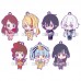 01-36196 Zombie Land Saga Capsule Rubber Mascot Strap Vol. 2 300y - Set of 7