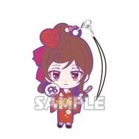 01-36196 Zombie Land Saga Capsule Rubber Mascot Strap Vol. 2 300y - Yugiri