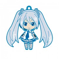 01-95337 Vocaloid Hatsune Miku Snow Miku Nendoroid Plus Capsule Rubber Mascot Pt 01 300y - Snow Miku