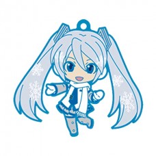 01-95337 Vocaloid Hatsune Miku Snow Miku Nendoroid Plus Capsule Rubber Mascot Pt 01 300y - Fluffy Coat Version