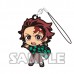 01-16028 Demon Slayer: Kimetsu no Yaiba Capsule Rubber Mascot Strap 300y - Set of 6