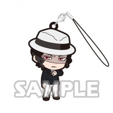 01-16028 Demon Slayer: Kimetsu no Yaiba Capsule Rubber Mascot Strap 300y - Muzan Kibutsuji