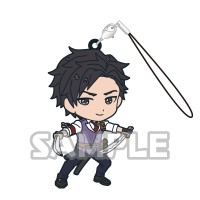 01-16759  New Sakura Wars Capsule Rubber Strap Capsule Rubber Mascot Strap 300y - Seijuro Kamiyama