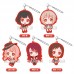 01-71799 Bang Dream! Girls Band Party! Capsule Rubber Mascot Strap Afterglow Ver. 300y - Set of 5