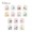 01-73019 Sailor Moon x Sanrio Characters Acrylic Clip Collection (One Random)