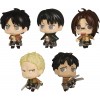 01-81582 Attack on Titan Chimi Chara Mini Figure Mascot Part 3 200y - Set of 5