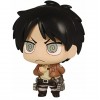 01-81582 Attack on Titan Chimi Chara Mini Figure Mascot Part 3 200y - Eren Yeager
