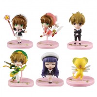 01-81862 Card Captor Sakura Deformed Mini Figure Collection 400y - Set of 6