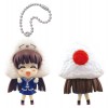01-83145 Fruits Basket Kigurumi Costumed Mini Figure Mascot Key Chain 300y - Tohru Honda