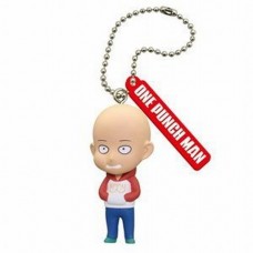 01-83808 One Punch Figure Keychain Mascot Pt. 2 300y - Saitama