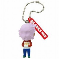 01-83808 One Punch Figure Keychain Mascot Pt. 2 300y - Saitama Bubble Gum Version