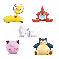 02-86262 Takara TOMY A.R.T.S Pocket Monster Pokemon Sun & Moon Oyasumi Friends 2 200y - Set of 5