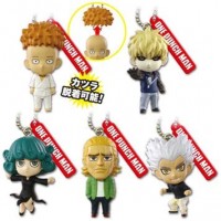 01-87802 One Punch Man Mini Figure Mascot Key Chain Vol. 3  300y - Set of 5