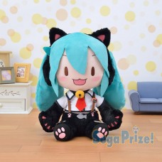 01-19303 Hatsune Miku Project DIVA Arcade Future Tone Mega Jumbo Plush Doll - Hatsune Miku Nyanko