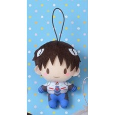 01-37763 Neon Genesis Evangelion Mini Plush - Shinji (Closed Mouth)