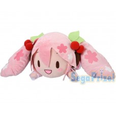 01-37790 Vocaloid Hatsune Miku Mega Jumbo Nesoberi Plush - Sakura Miku