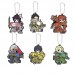 01-41899 New Sakura Wars Capsule Rubber Mascot 300y - Set of 6