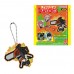 0X-73855 Chainsaw Man Rubber Variation Flat Rubber Keychain Mascot (One single Random Keychain)