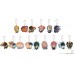 0X-73855 Chainsaw Man Rubber Variation Flat Rubber Keychain Mascot (One single Random Keychain)