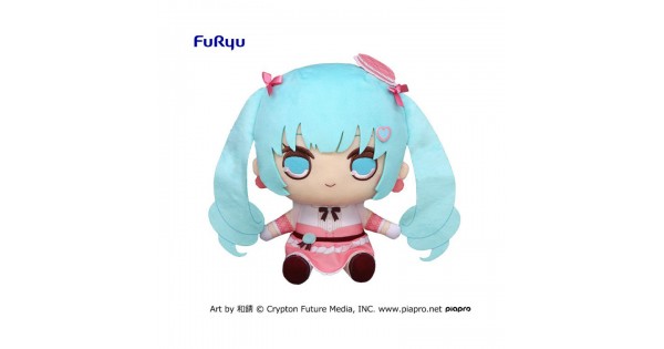 Vocaloid Hatsune Miku - Kyurumaru Big Plush - Pink Macaron Ver.