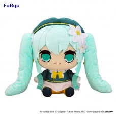 01-27718 Hatsune Miku Kyurumaru Big Plush Toy - Lily ver.