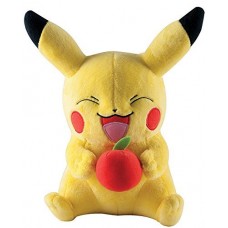 02-18763 TOMY Pokemon Pikachu 10" Plush [Holding Apple]