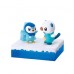 02-20655 Pokemon Piplup (Pochama) Collection Trading Figure (One Random)