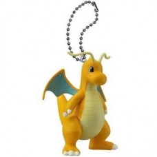 02-77555 Pokemon Best Wishes Winter 2012 Swing Mini Figure Mascot Key Chain - Dragonite (Ver A)