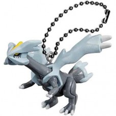 02-77555 Pokemon Best Wishes Winter 2012 Swing Mini Figure Mascot Key Chain - White  Kyurem