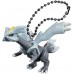 02-77555 Pokemon Best Wishes Winter 2012 Swing Mini Figure Mascot Key Chain - White  Kyurem