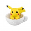 02-02833 Pokemon Tea Cup Time Mascot Mini Figure Collection 300y  - Pikachu