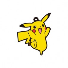 01-18225 Pokemon Sun & Moon Capsule Rubber Mascot  Pt. 4  300y - Pikachu