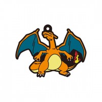 01-18225 Pokemon Sun & Moon Capsule Rubber Mascot  Pt. 4  300y - Charizard