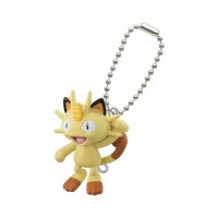 02-23493 Pocket Monster Pokemon Sun & Moon Tsumange Tsunagete (Linking) Mascot  / Keychain Vol. 4 300y - Meowth