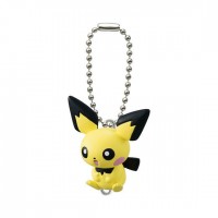 02-23493 Pocket Monster Pokemon Sun & Moon Tsumange Tsunagete (Linking) Mascot  / Keychain Vol. 4 300y - Pichu