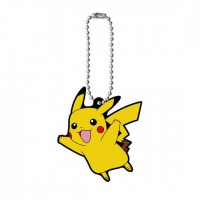 02-24571 Bandai  Pocket Monster Pokemon Capsule Rubber Mascot Vol. 7 300y - Pikachu