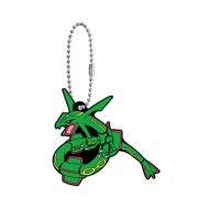 02-24719 Pocket Monster Pokemon Sun & Moon The Movie Capsule Rubber Mascot  Part 8 300y - Rayquaza 