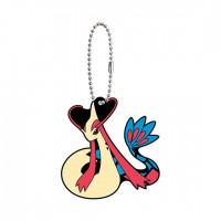 02-24719 Pocket Monster Pokemon Sun & Moon The Movie Capsule Rubber Mascot  Part 8 300y - Milotic