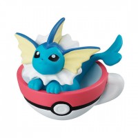 02-29335 Pokemon Pocket Monsters Tea Cup Time Mascot Figure Collection Vol. 5 300y - Vaporeon