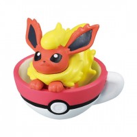 02-29335 Pokemon Pocket Monsters Tea Cup Time Mascot Figure Collection Vol. 5 300y - Flareon