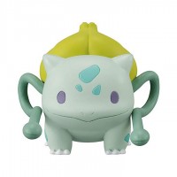 02-32131 Bandai Pokemon Sun & Moon Pastel Series Marching Mini Figures 300y - Bulbasaur