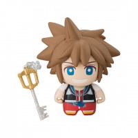 02-33355 Kingdom Hearts  Collectchara!  Kore Chara! Mini Figure Gashapon 300y - Sora