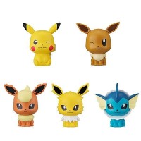 02-37137 Pokemon Capchara Capsule Figure Pt 4 300y - Set of 5