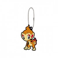 02-41765 Pokemon Sun & Moon Capsule Rubber Mascot Part 10 300y - Chimchar