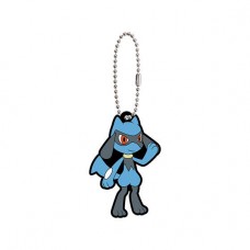 02-41765 Pokemon Sun & Moon Capsule Rubber Mascot Part 10 300y - Riolu