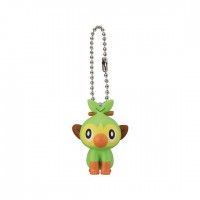 02-41769 Pokemon Sword and Shield Mini Figure Mascot Swing Key chain  300y - Grookey