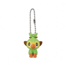 02-41769 Pokemon Sword and Shield Mini Figure Mascot Swing Key chain  300y - Grookey