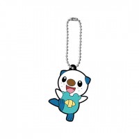 01-47327 Pokemon Capsule Rubber Mascot Pt 12 300y - Oshawott (Mijumaru)